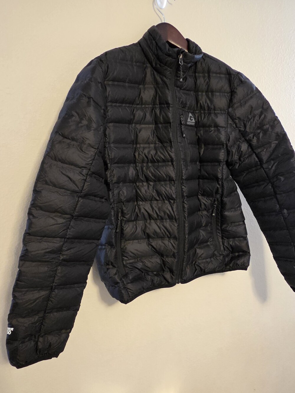 Gerry Men's Down Puffer Jacket M Black Fillpower 650